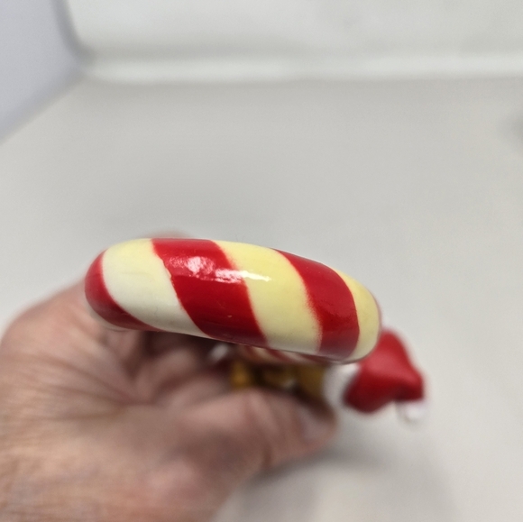 Hallmark Tree Trimmers Collection "A Christmas Treat" Bear Oversize Candy Cane - Picture 7 of 10